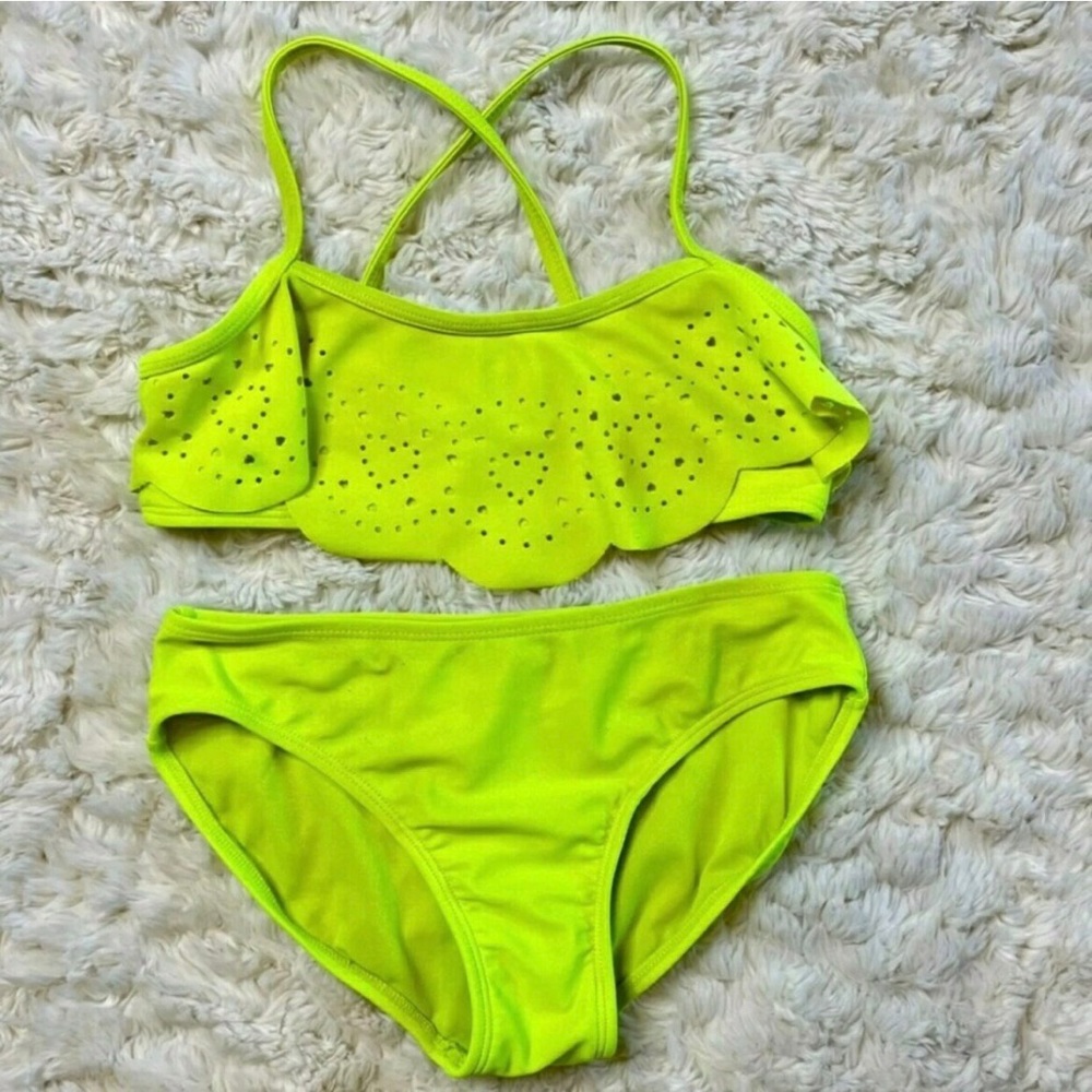 Girls Bikini Two Piece Swimsuit Size 7/8 Medium